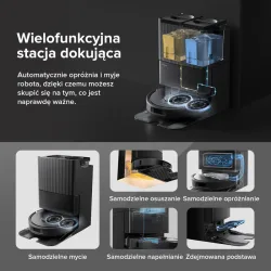 Robot sprzątający ze stacją Roborock Q REVO S (czarny) - obrazek 2